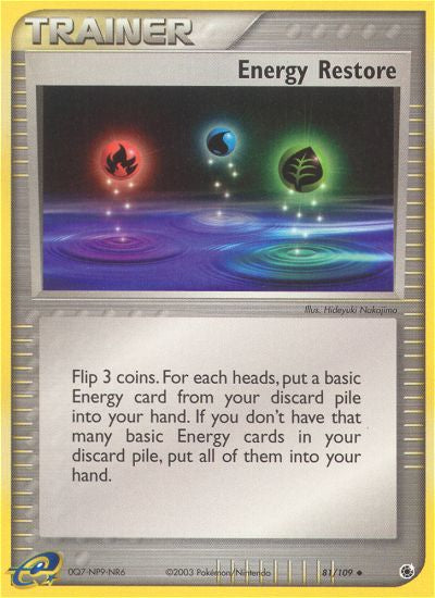 Energy Restore - EX Ruby & Sapphire