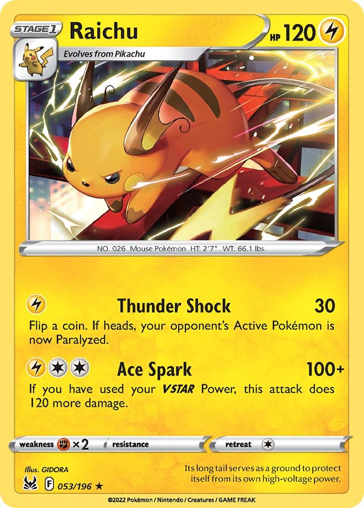 Raichu - Lost Origin
