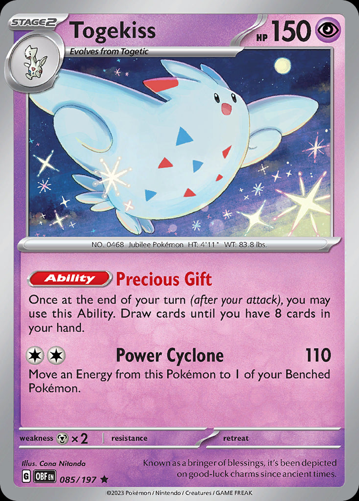 Togekiss - Obsidian Flames