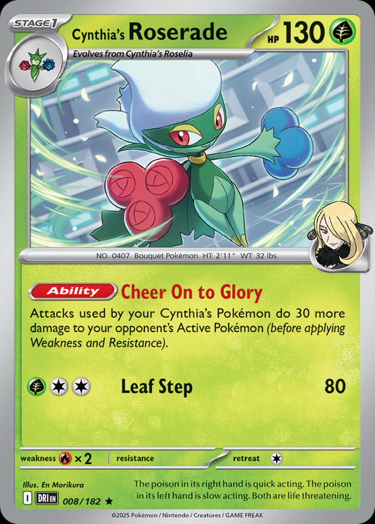 Cynthia's Roserade - Destined Rivals