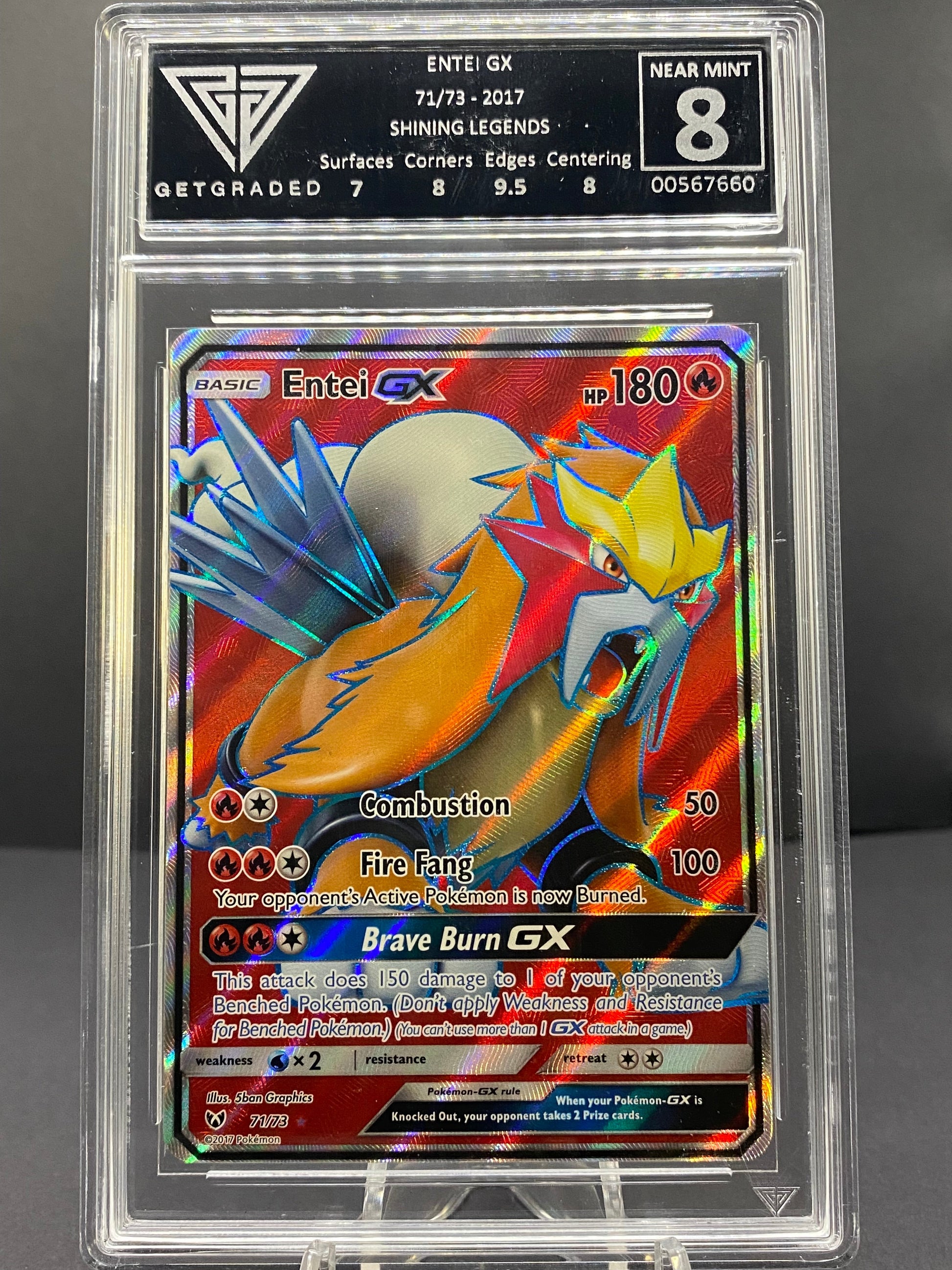 Entei GX Shining Legends