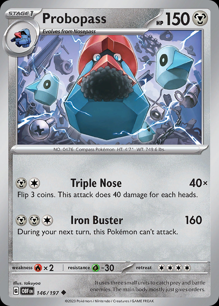 Probopass - Obsidian Flames