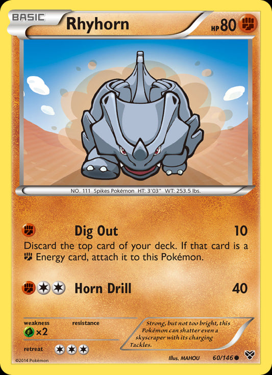 Rhyhorn - XY