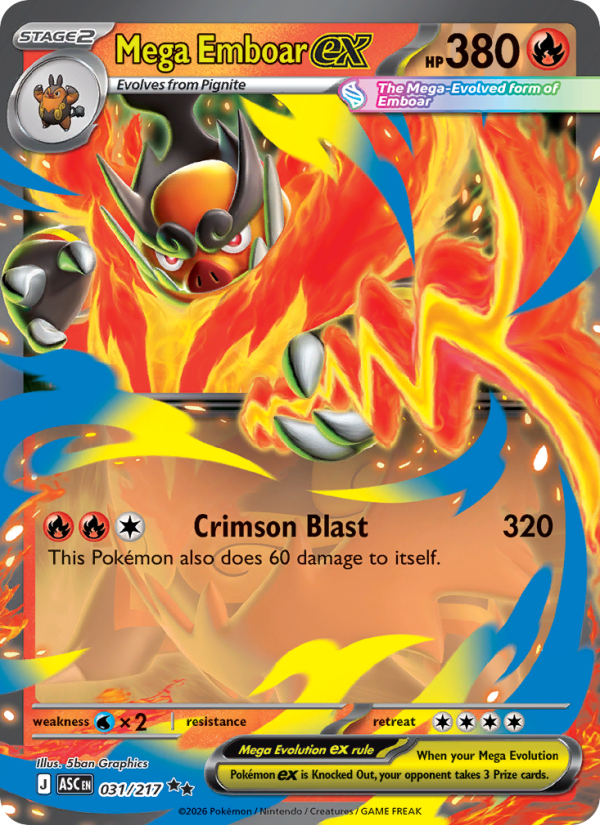 Mega Emboar ex - Ascended Heroes