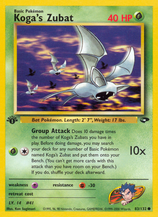 Koga's Zubat - Gym Challenge