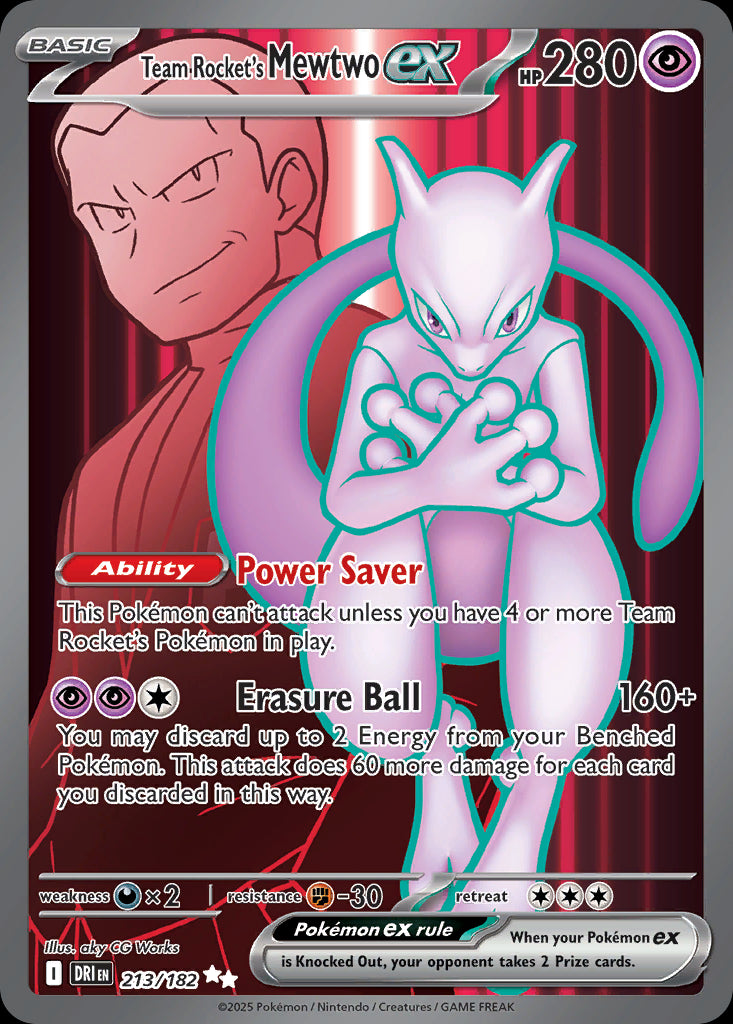 Team Rocket's Mewtwo ex - Destined Rivals