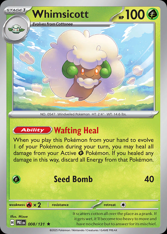 Whimsicott - Prismatic Evolutions