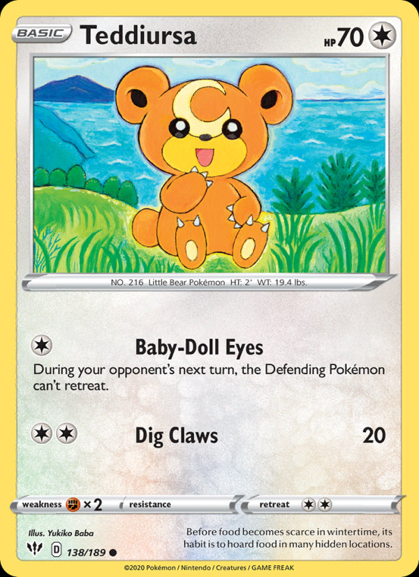 Teddiursa - Darkness Ablaze