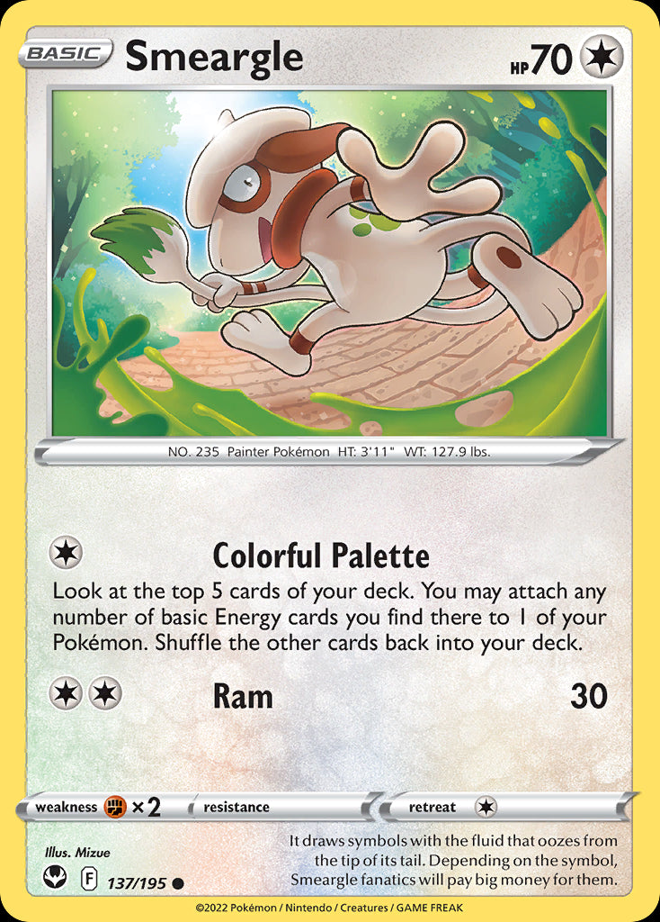 Smeargle - Silver Tempest