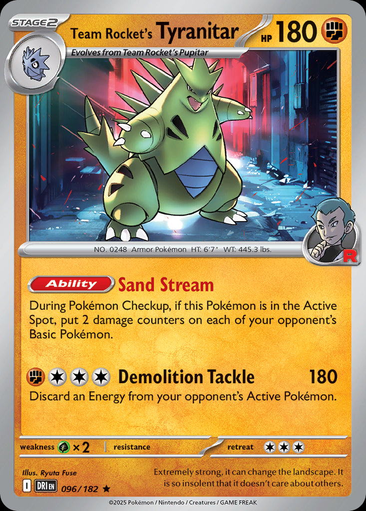 Team Rocket's Tyranitar - Destined Rivals