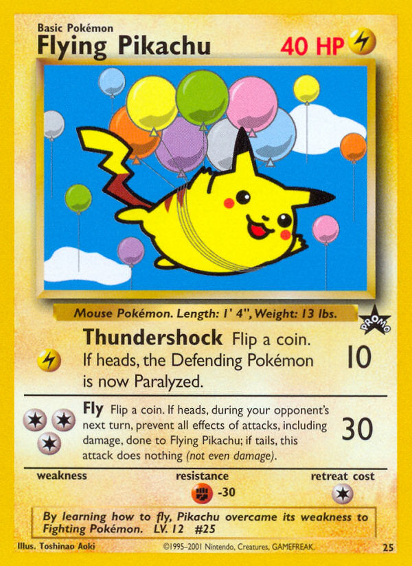 Flying Pikachu - Wizards Black Star Promos