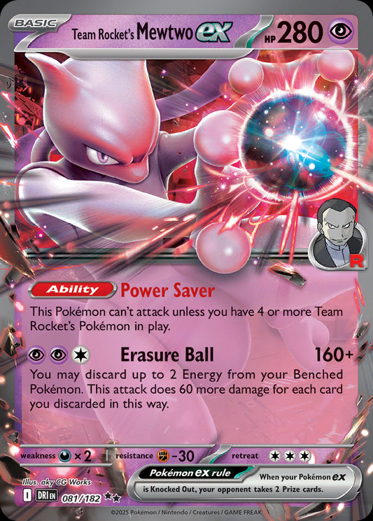Team Rocket's Mewtwo ex - Destined Rivals