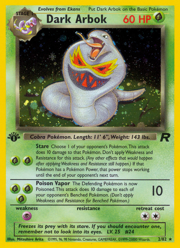 Dark Arbok - Team Rocket