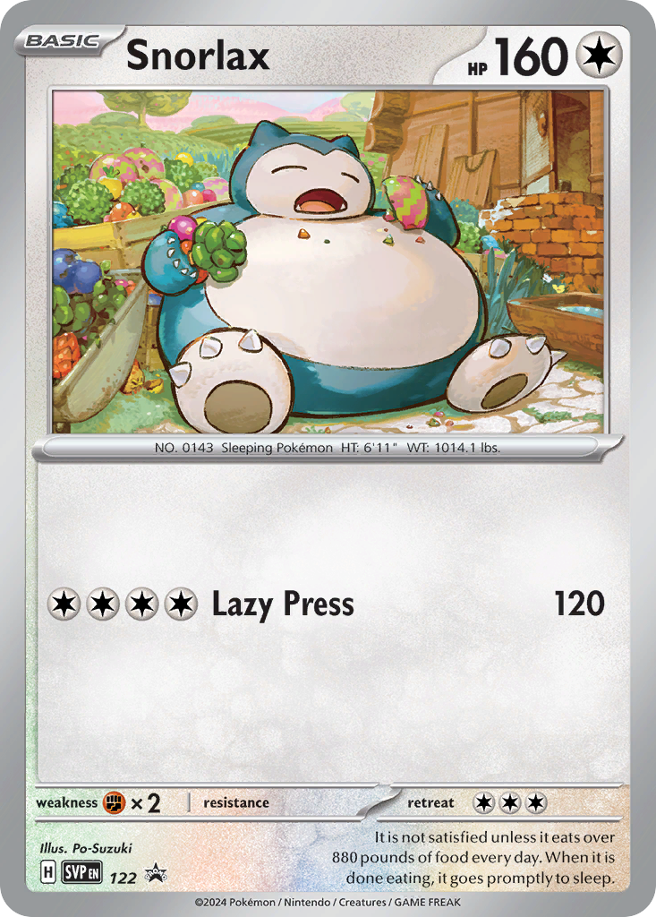 Snorlax - Scarlet & Violet Promos