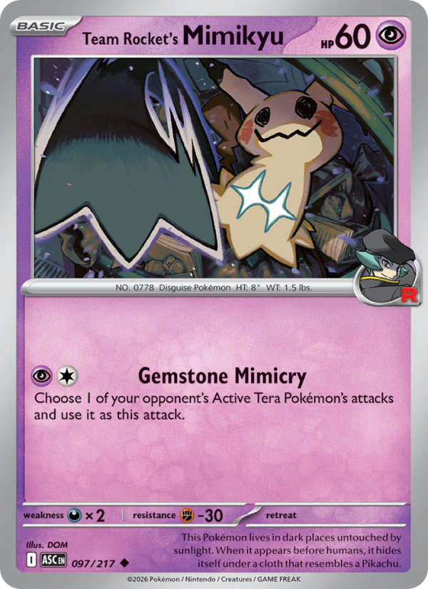 Team Rocket's Mimikyu - Ascended Heroes