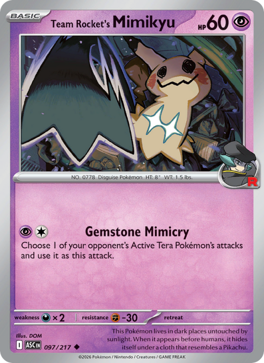 Team Rocket's Mimikyu - Ascended Heroes