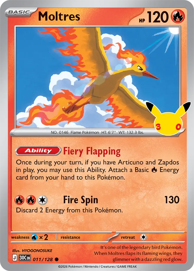 Moltres - 30th Celebration