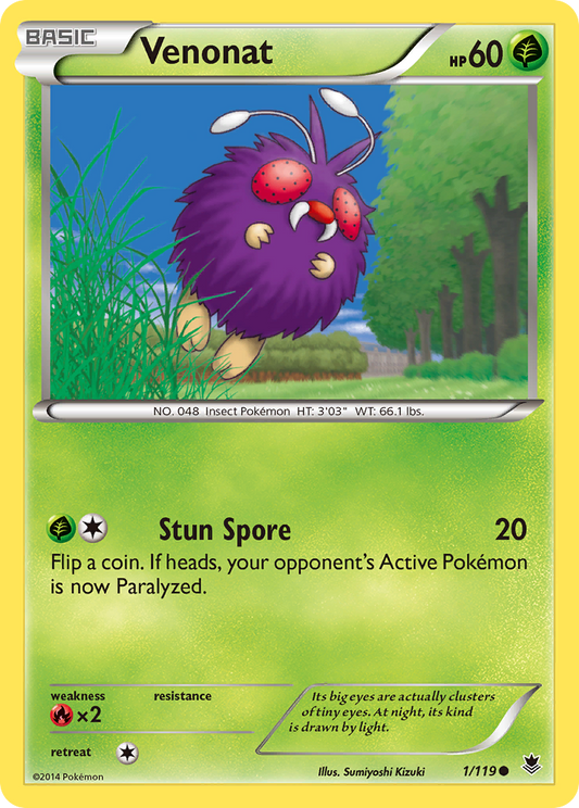 001/119 - Venonat - Phantom Forces