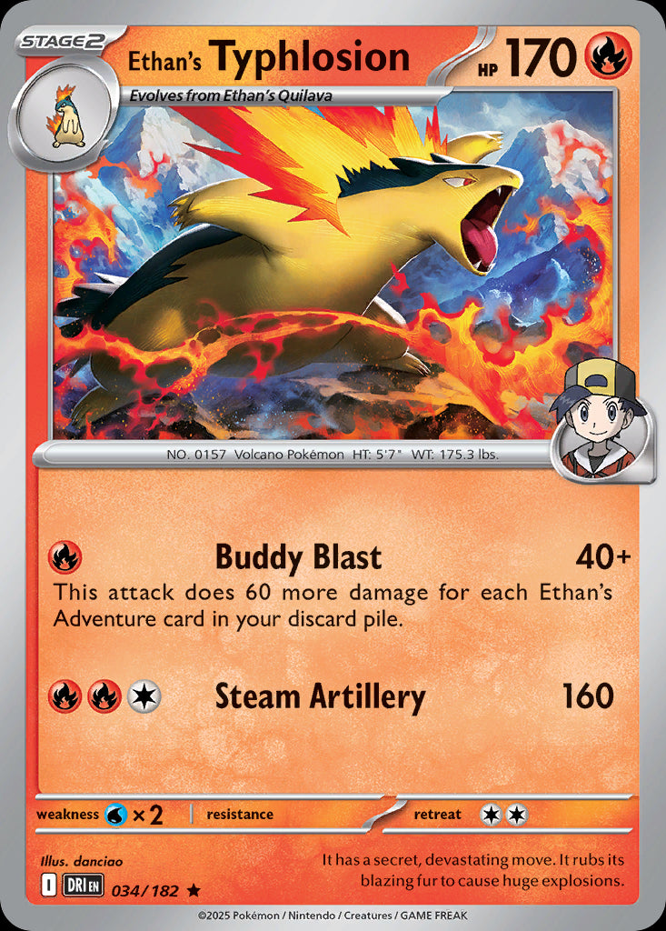 Ethan's Typhlosion - Destined Rivals