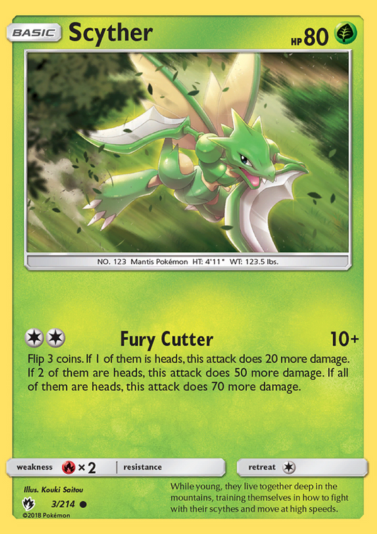 Scyther - Lost Thunder