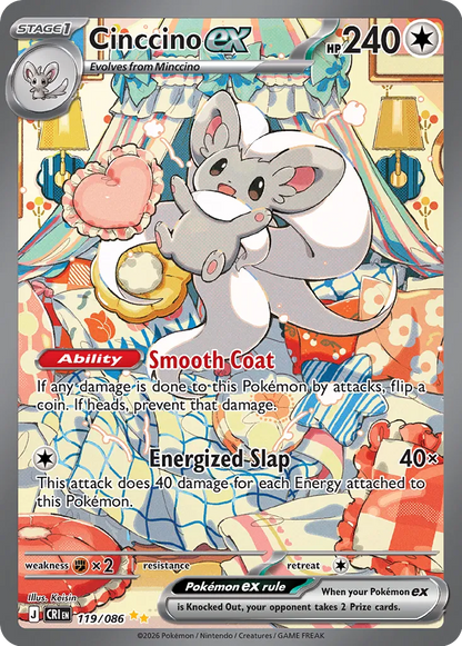 Cinccino ex - Chaos Rising