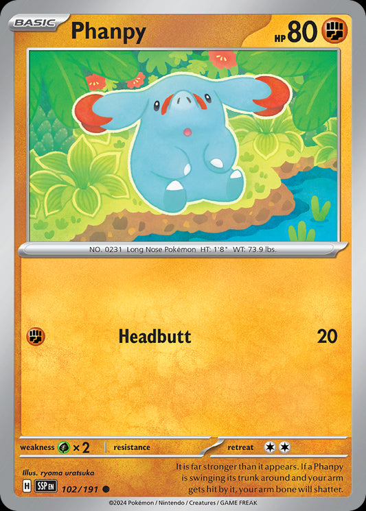 Phanpy - Surging Sparks
