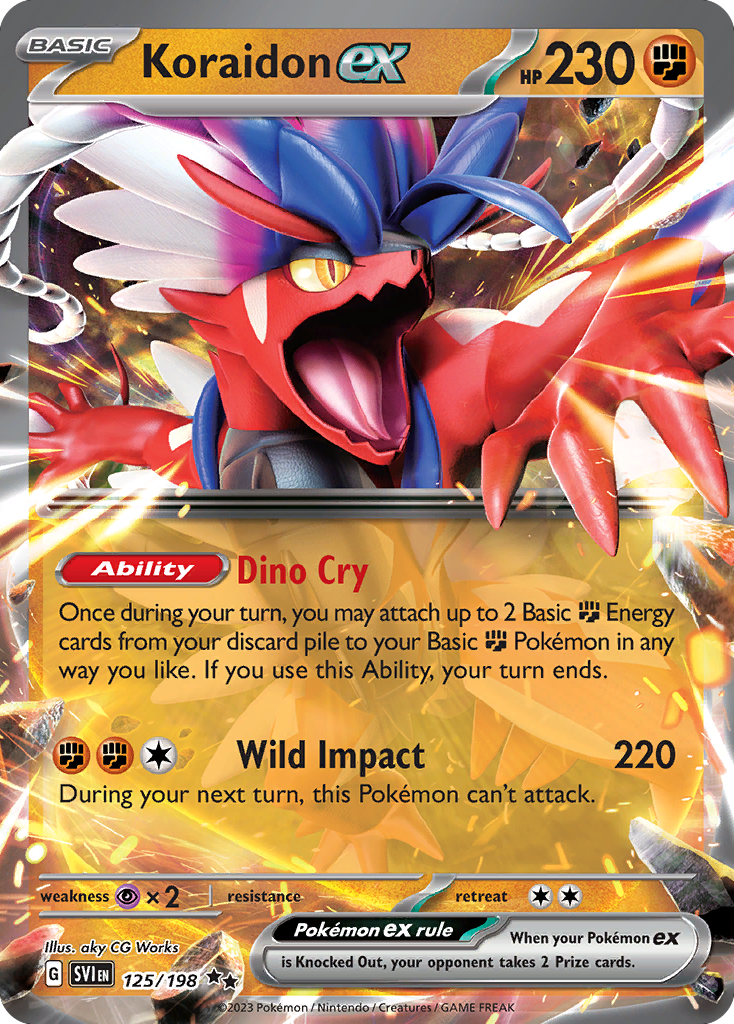 Koraidon ex - Scarlet & Violet