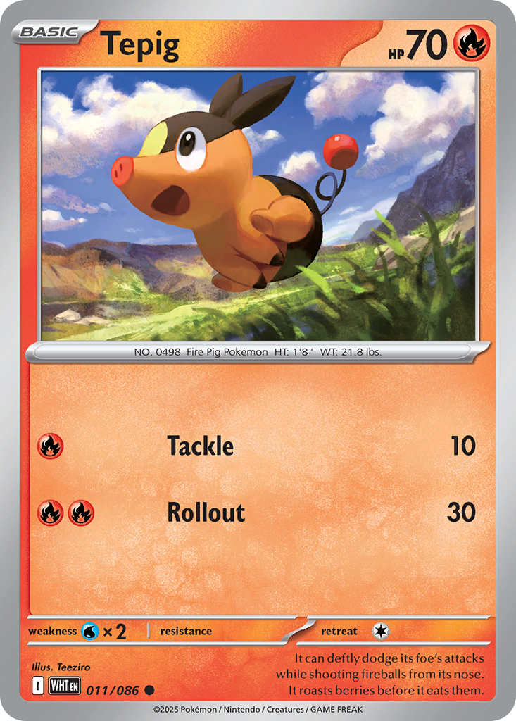 Tepig - White Flare