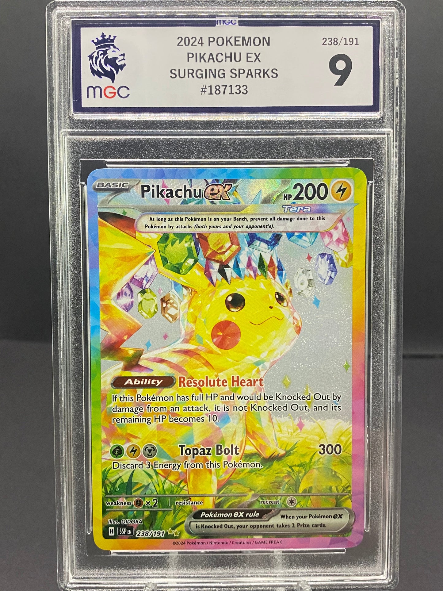 Pikachu ex Surging Sparks