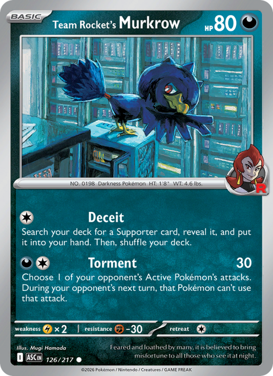 Team Rocket's Murkrow - Ascended Heroes