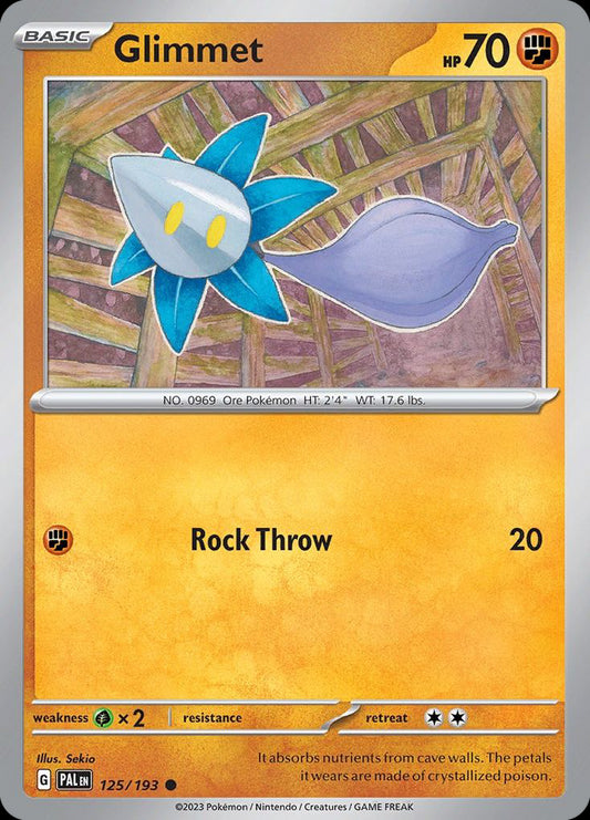 Glimmet - Paldea Evolved