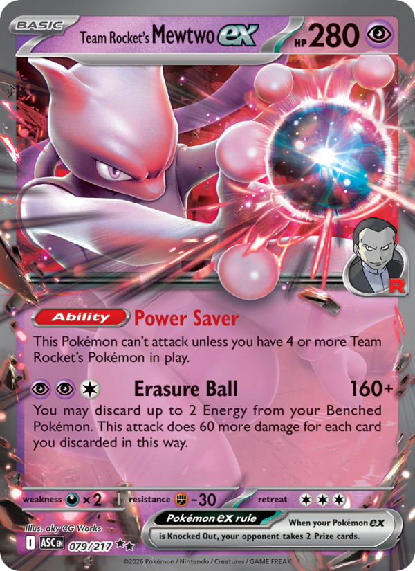 Team Rocket's Mewtwo ex - Ascended Heroes