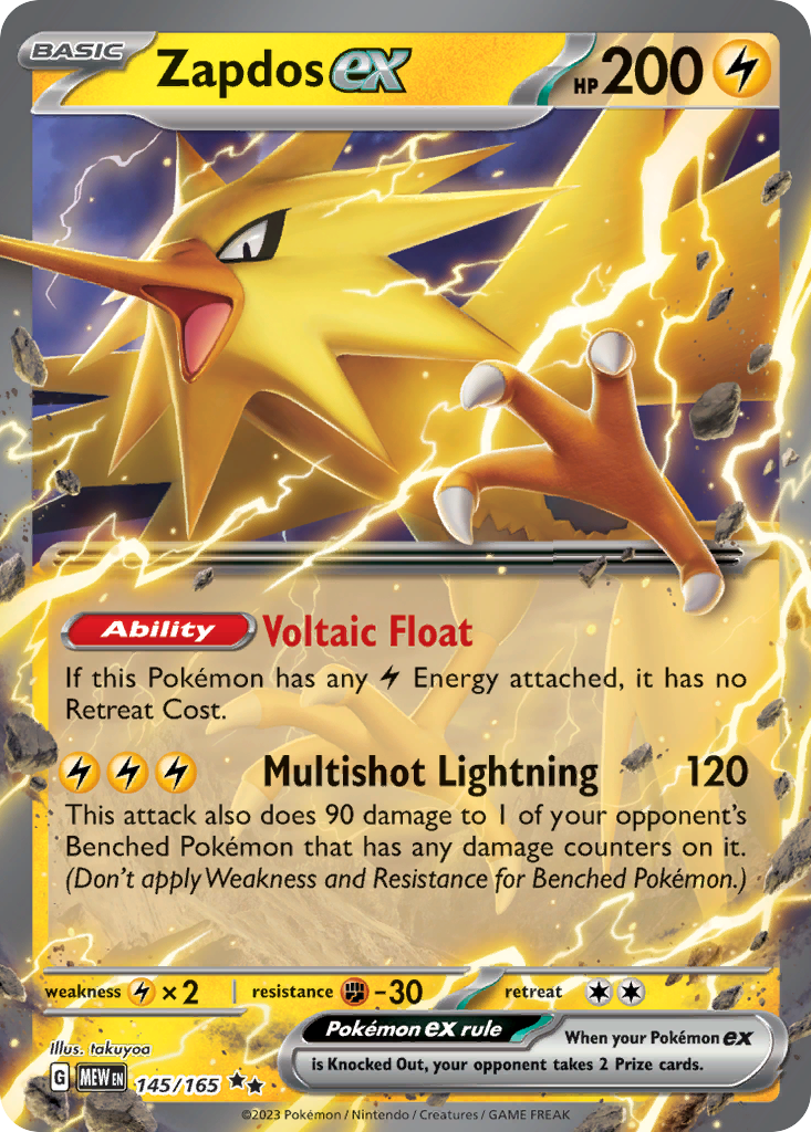 Zapdos ex - Scarlet & Violet 151