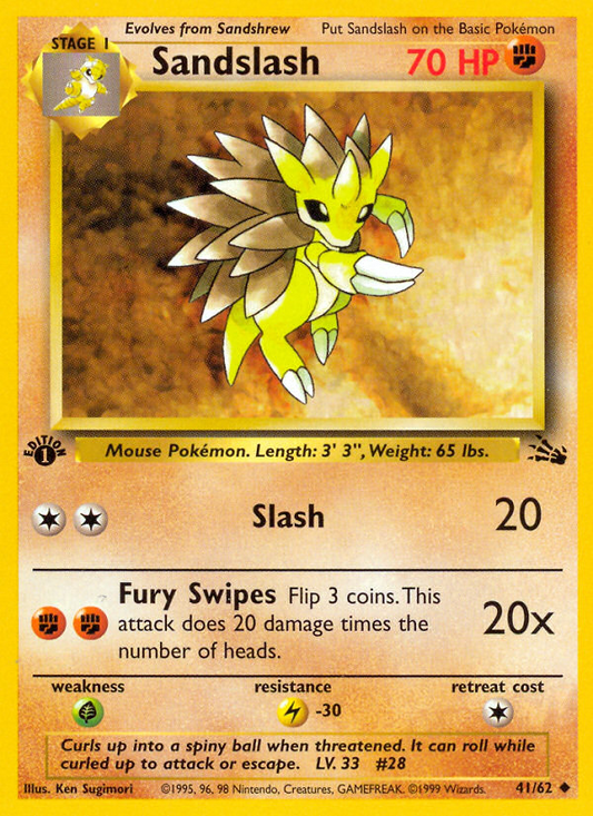 Sandslash - Fossil