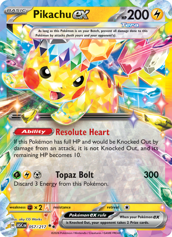 Pikachu ex - Ascended Heroes