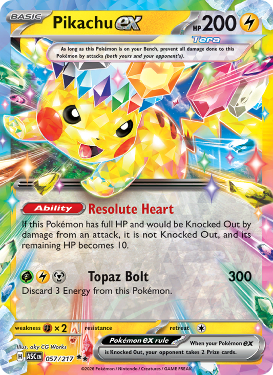 Pikachu ex - Ascended Heroes