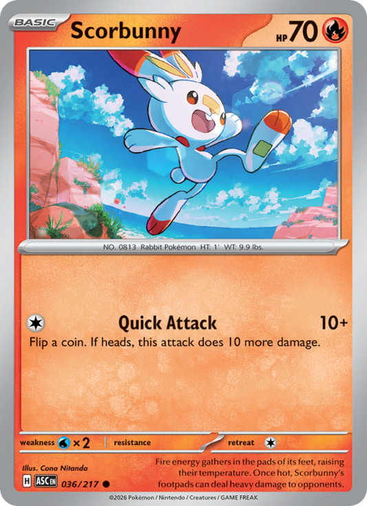 Scorbunny - Ascended Heroes