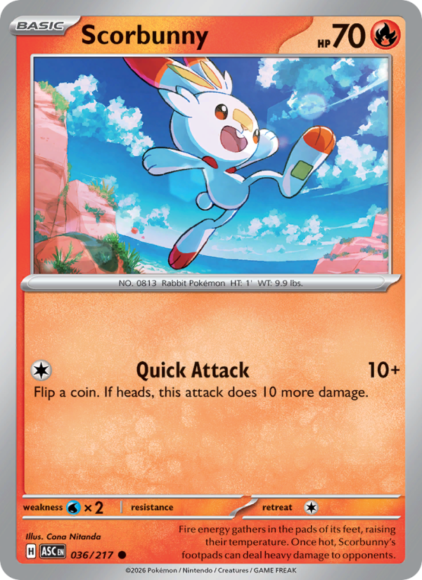 Scorbunny - Ascended Heroes