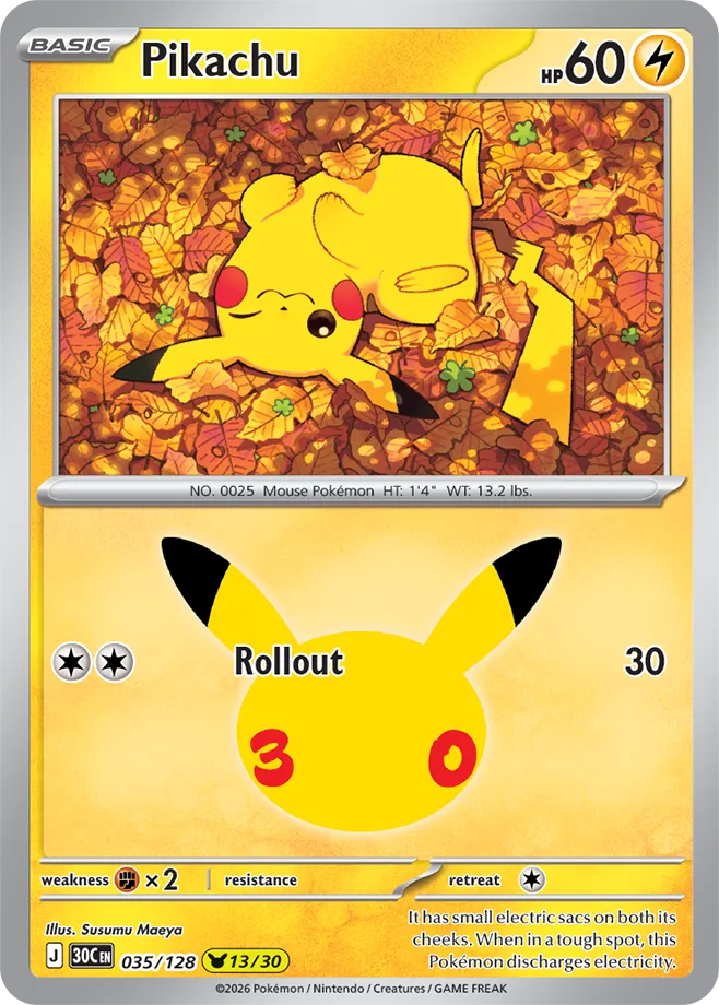 Pikachu - 30th Celebration