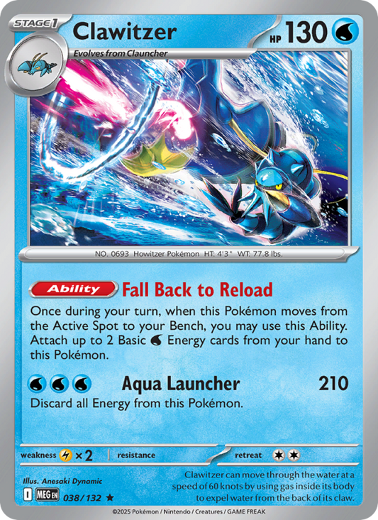 Clawitzer - Mega Evolution