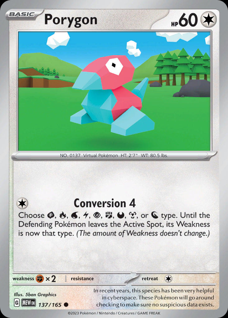 Porygon - Scarlet & Violet 151