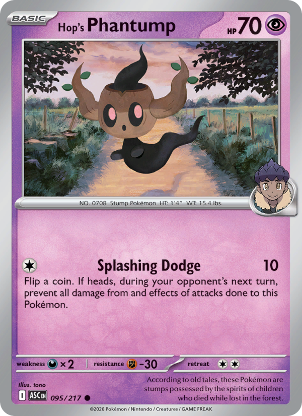 Hop's Phantump - Ascended Heroes