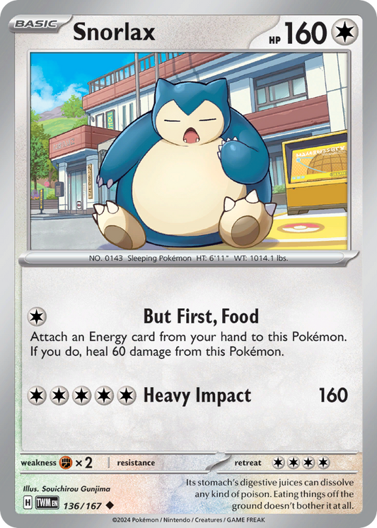 Snorlax - Twilight Masquerade