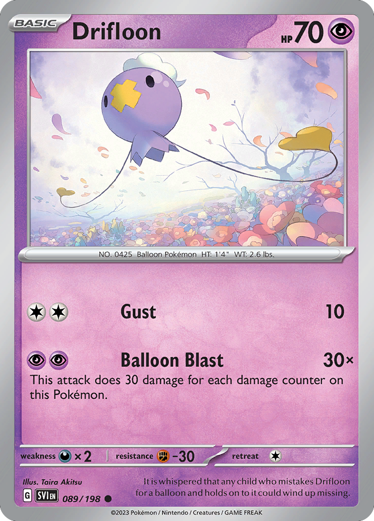 Drifloon - Scarlet & Violet