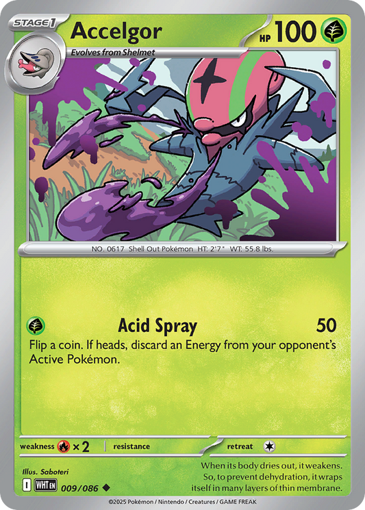 Accelgor - White Flare