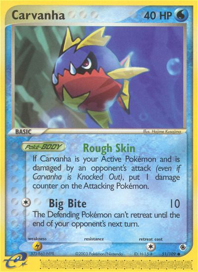 Carvanha - EX Ruby & Sapphire