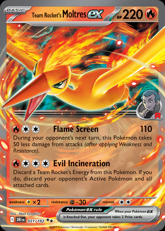 Team Rocket's Moltres ex - Destined Rivals
