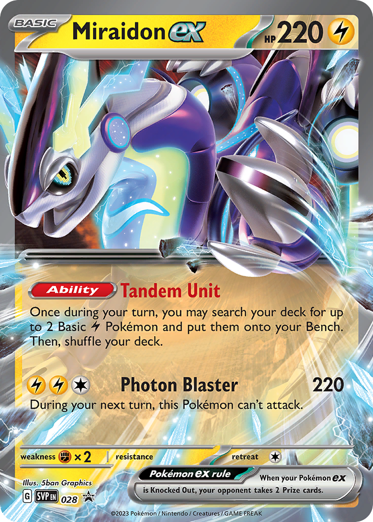 Miraidon ex - Scarlet & Violet Promos
