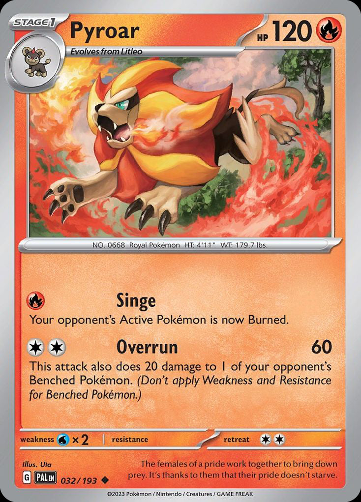 Pyroar - Paldea Evolved