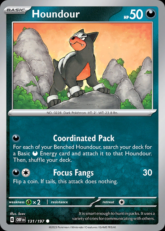 Houndour - Obsidian Flames